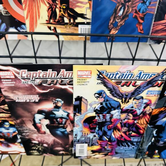 Captain America Falcon 1-6 8-10 12 Lot Lot Marvel Priest - Picture 6 of 7